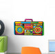Funny Boombox Wall Decal