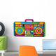 Funny Boombox Wall Decal