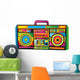 Funny Boombox Wall Decal