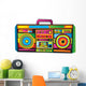 Funny Boombox Wall Decal