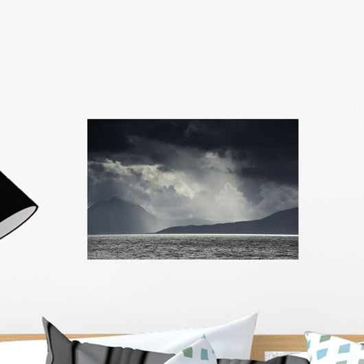Sunlight Shining through Dark Wall Decal