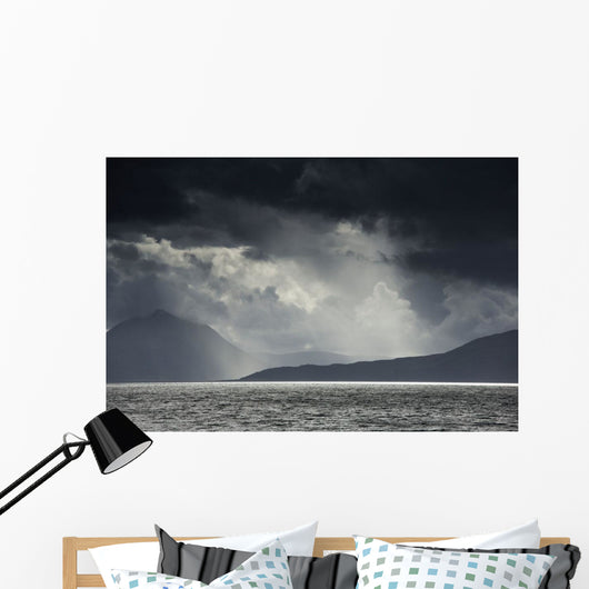 Sunlight Shining through Dark Wall Decal