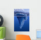 View Of An Iceberg Above And Below The Surface Of The Water Wall Mural