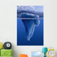 View Of An Iceberg Above And Below The Surface Of The Water Wall Mural