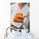 Fried food in a restaurant Wall Mural