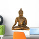 Bronze Buddha Statue Wall Decal