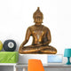 Bronze Buddha Statue Wall Decal
