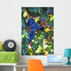Grapes growing on a vine;Laguardia la rioja spain Wall Mural