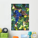 Grapes growing on a vine;Laguardia la rioja spain Wall Mural
