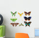 Butterfly Moth Collection Wall Decal