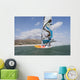 Windsurfer along the coast Wall Mural