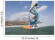 Windsurfer along the coast Wall Mural