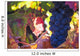 Spain, Ripe red grape in vineyard Wall Mural