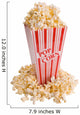 popcorn in container Wall Decal