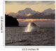 Composite:A Humpback Whale Breaches Wall Mural