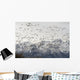 A Large Flock Of Snow Geese Take Off From A Field In The Mat-Su Valley Wall Mural