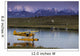 A Pilot Fly Fishes From His Super Cub Floatplane On An Unnamed Lake Wall Mural