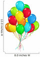 Balloons bouquet Wall Decal