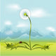 Dandelion Wall Mural