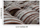 Whisky barrels in a distillery Wall Mural