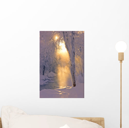 Small Stream Running through Wall Decal