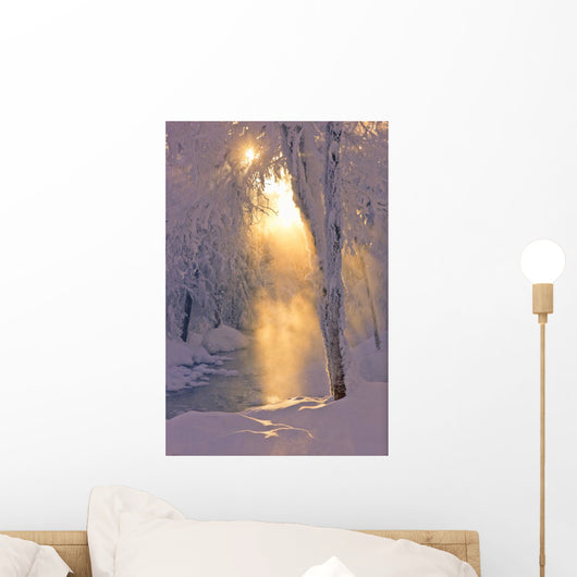 Small Stream Running through Wall Decal