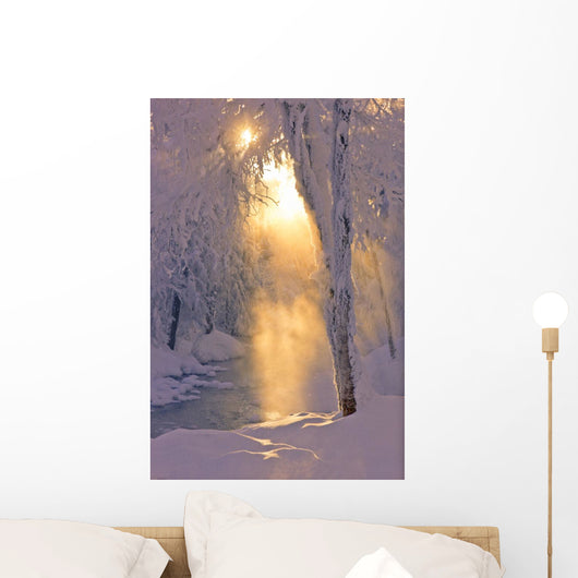 Small Stream Running through Wall Decal