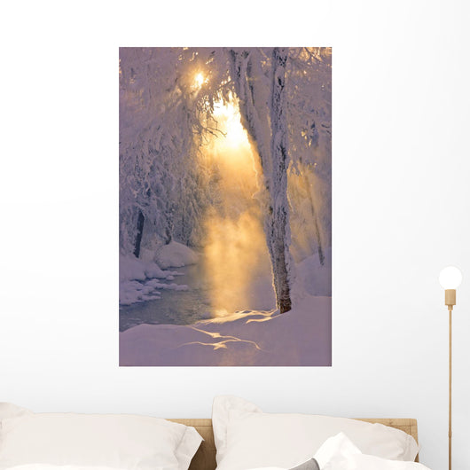 Small Stream Running through Wall Decal