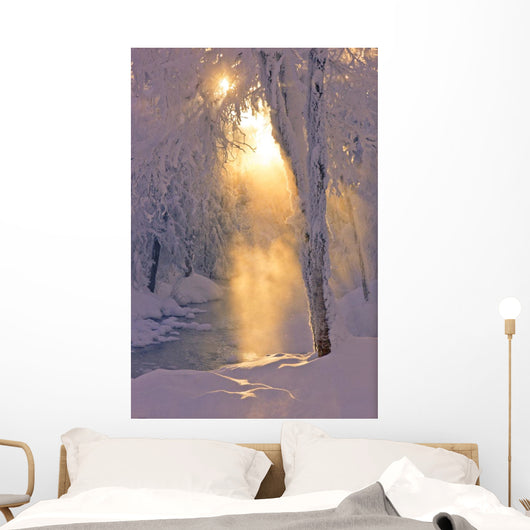Small Stream Running through Wall Decal
