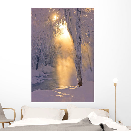 Small Stream Running through Wall Decal