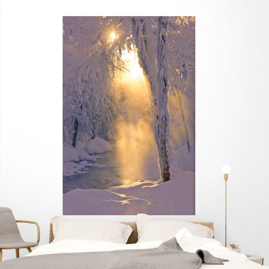 Small Stream Running through Wall Decal
