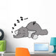 Elephant Sleep Sleep Snore Dream Wall Decal