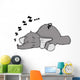 Elephant Sleep Sleep Snore Dream Wall Decal