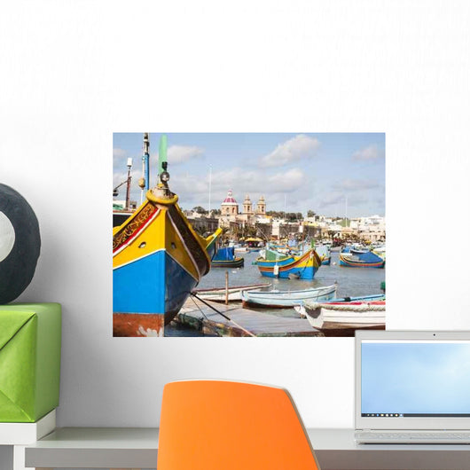 Fishing Village Marsaskala Wall Decal
