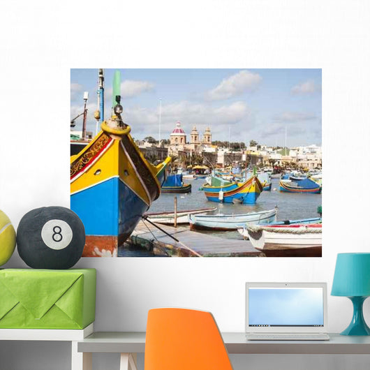 Fishing Village Marsaskala Wall Decal