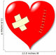 Wound on Heart from Love Wall Decal
