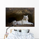 White Tiger Wall Mural