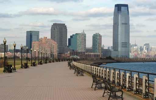 Jersey City Waterfront Wall Decal