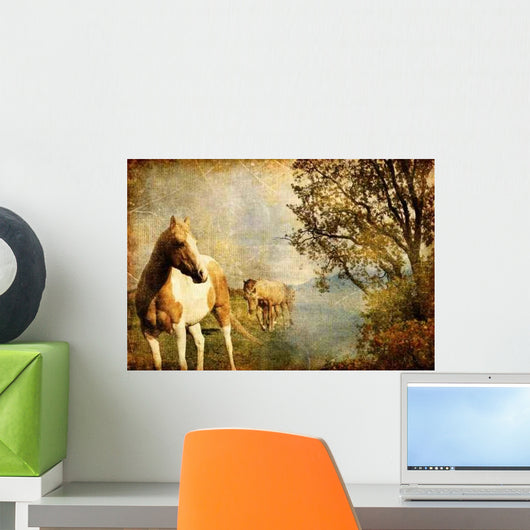 Swiss Autumn Artistic Vintage Wall Decal