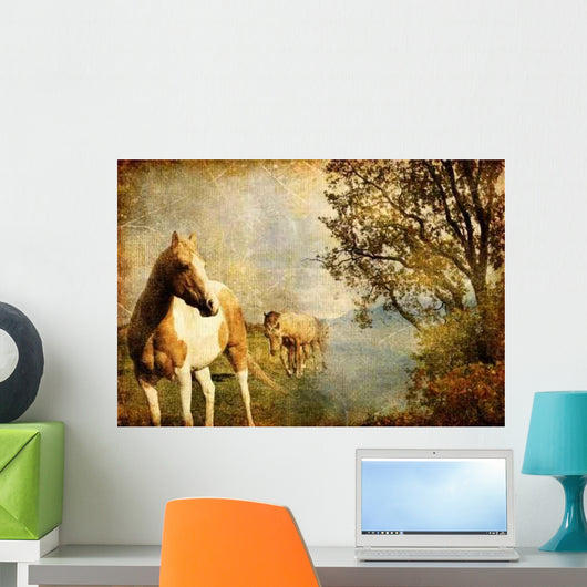 Swiss Autumn Artistic Vintage Wall Decal