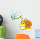 Snail and Dragon-fly