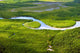 Aerial Lush Coastal Wetlands Wall Decal