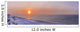 Sunset through windblown snow creates a sundog above the Beaufort Sea Wall Mural