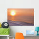 Sunset through windblown snow creates a sundog above the Beaufort Sea Wall Mural