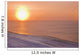 Sunset through windblown snow creates a sundog above the Beaufort Sea Wall Mural