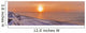 Sunset through windblown snow creates a sundog above the Beaufort Sea Wall Mural