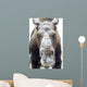 Moose face covered in snow;Yukon canada Wall Mural