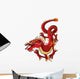 Red Dragon Wall Decal