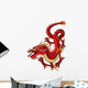 Red Dragon Wall Decal