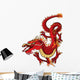 Red Dragon Wall Decal